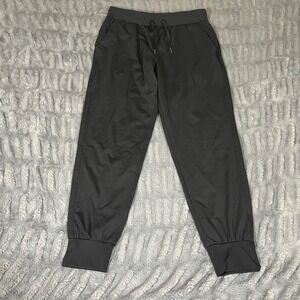 Libin Womens Black Activewear Joggers Size Medium Nylon Spandex Drawstring Pants